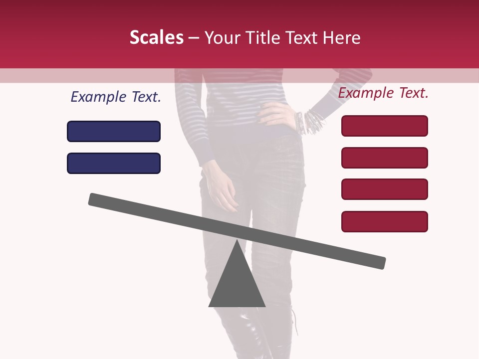 Elegance Young Scarf PowerPoint Template