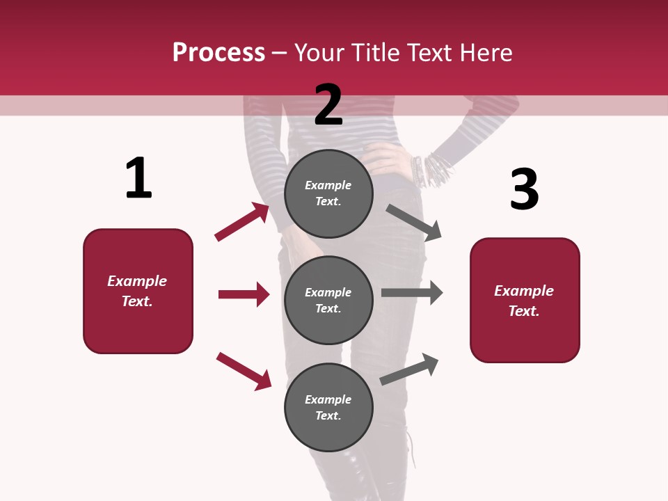 Elegance Young Scarf PowerPoint Template