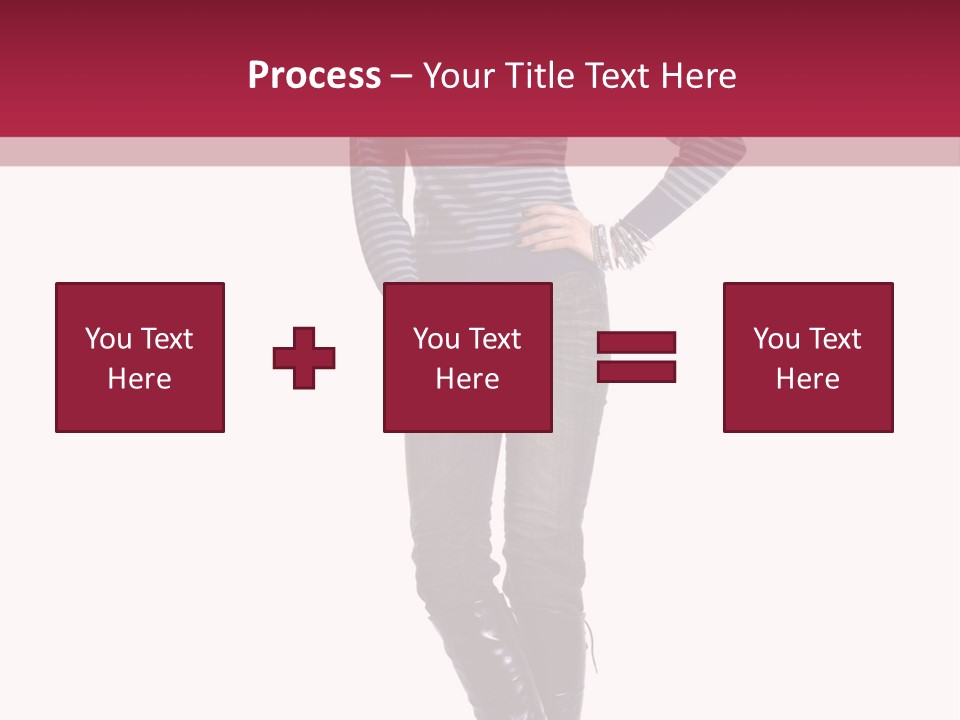 Elegance Young Scarf PowerPoint Template