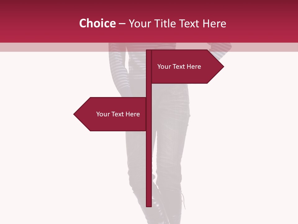 Elegance Young Scarf PowerPoint Template