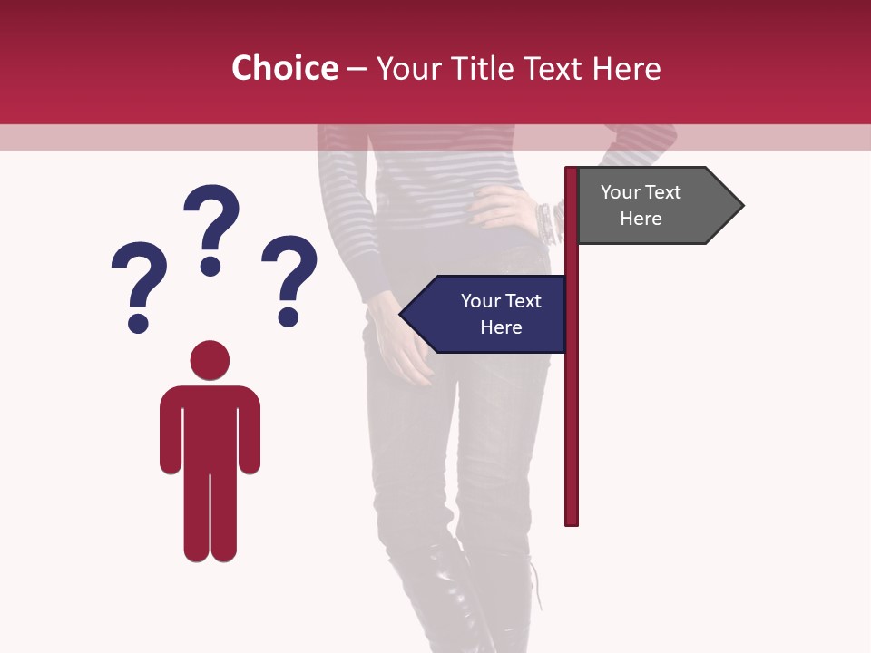 Elegance Young Scarf PowerPoint Template