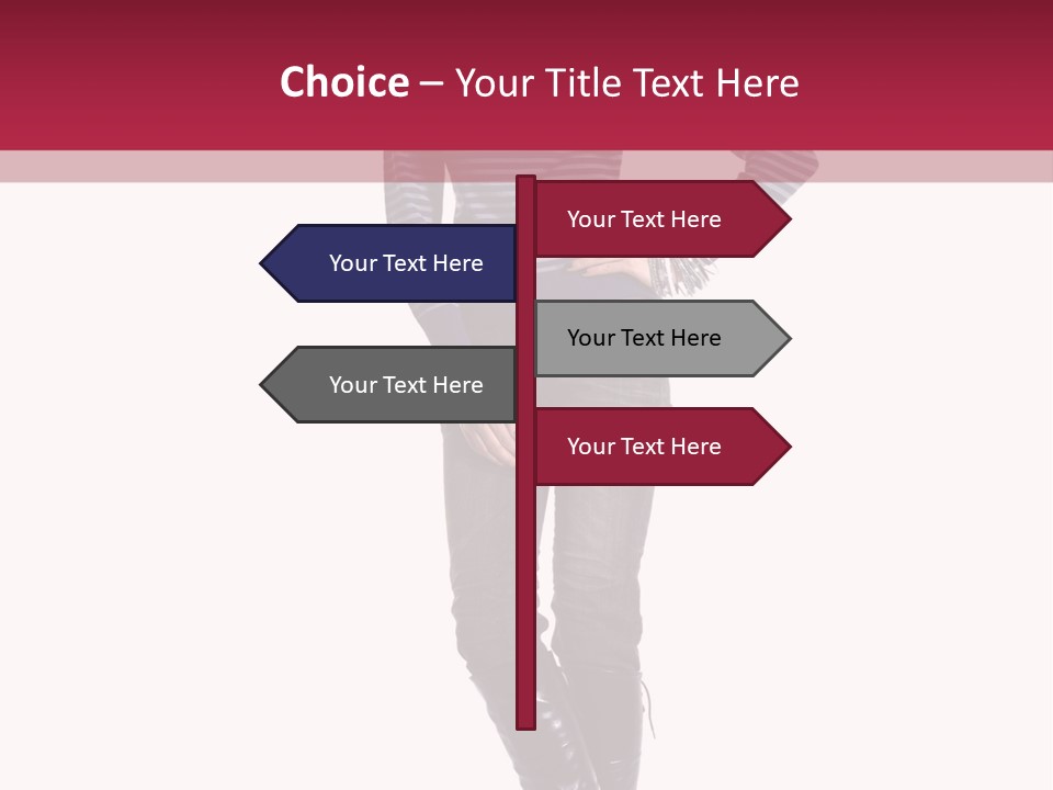 Elegance Young Scarf PowerPoint Template