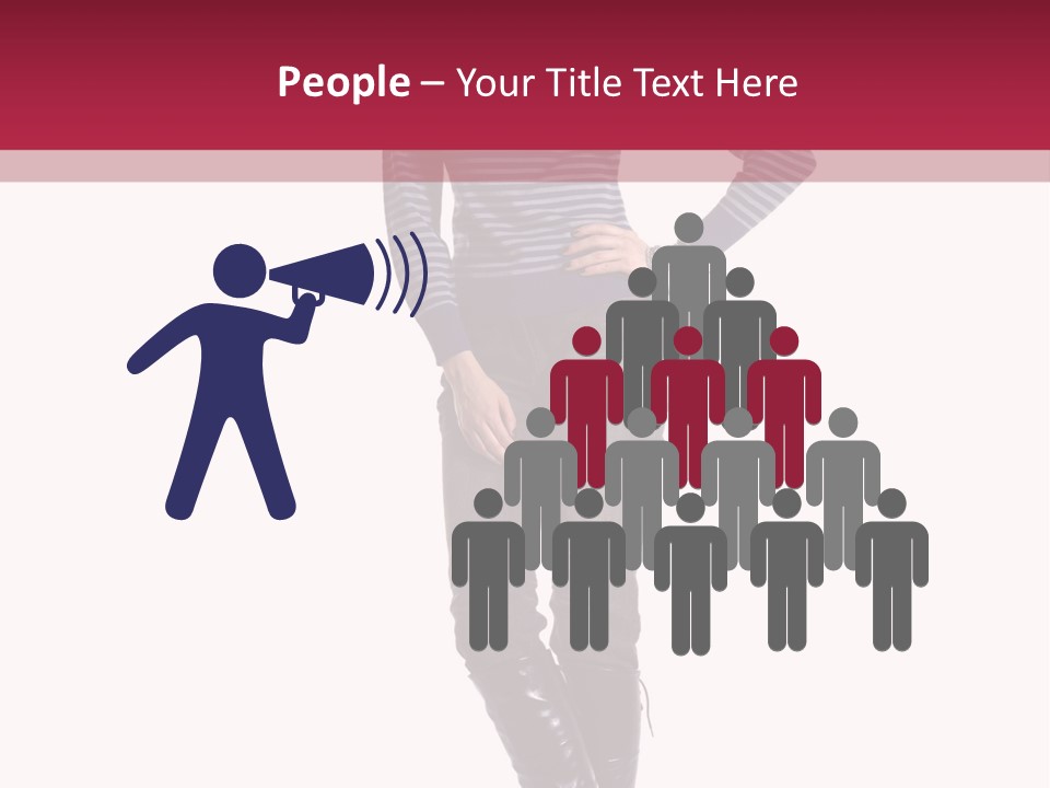 Elegance Young Scarf PowerPoint Template