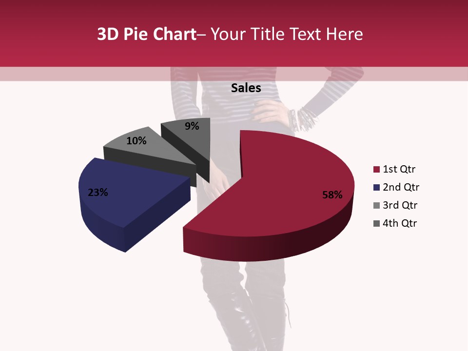 Elegance Young Scarf PowerPoint Template