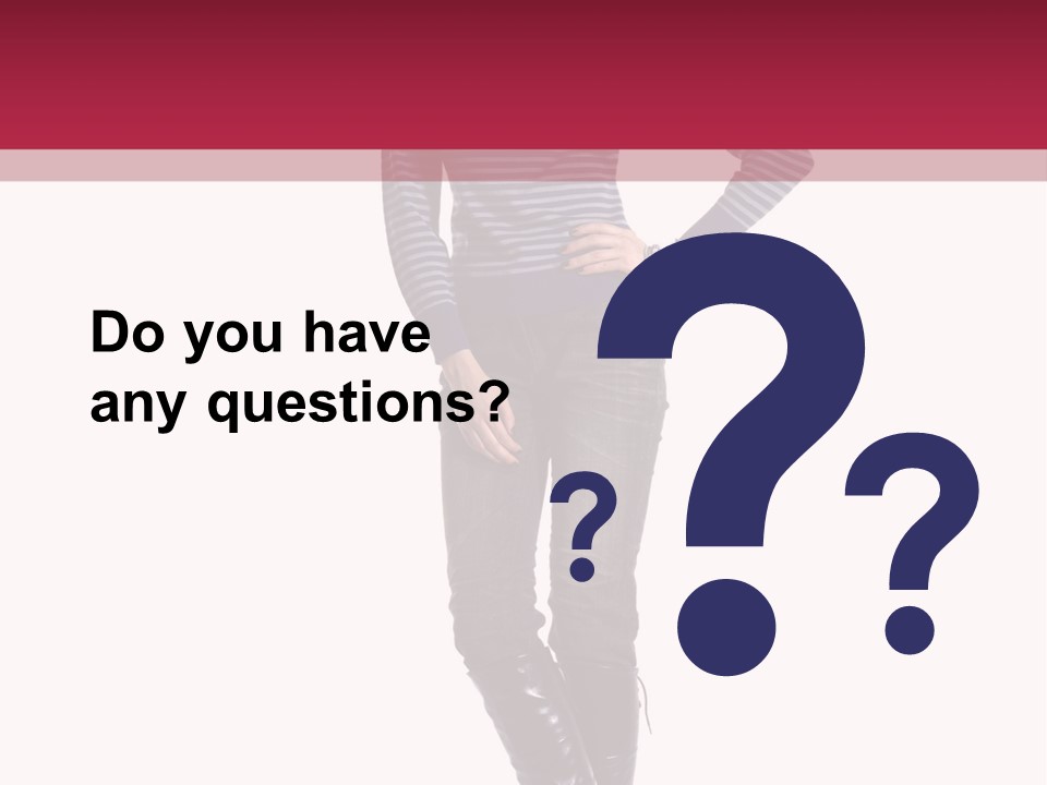 Elegance Young Scarf PowerPoint Template