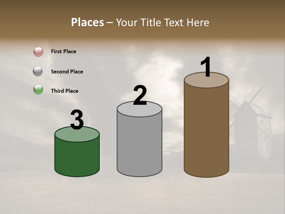 Girl Ground Closeup PowerPoint Template