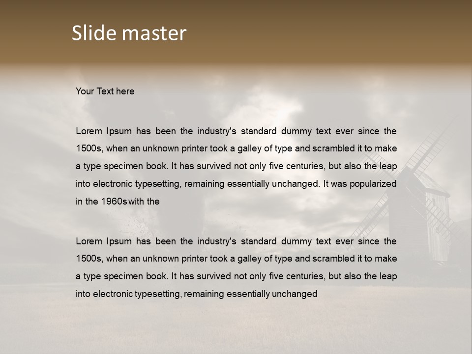 Girl Ground Closeup PowerPoint Template