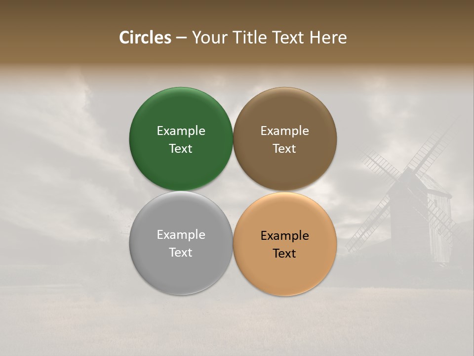 Girl Ground Closeup PowerPoint Template