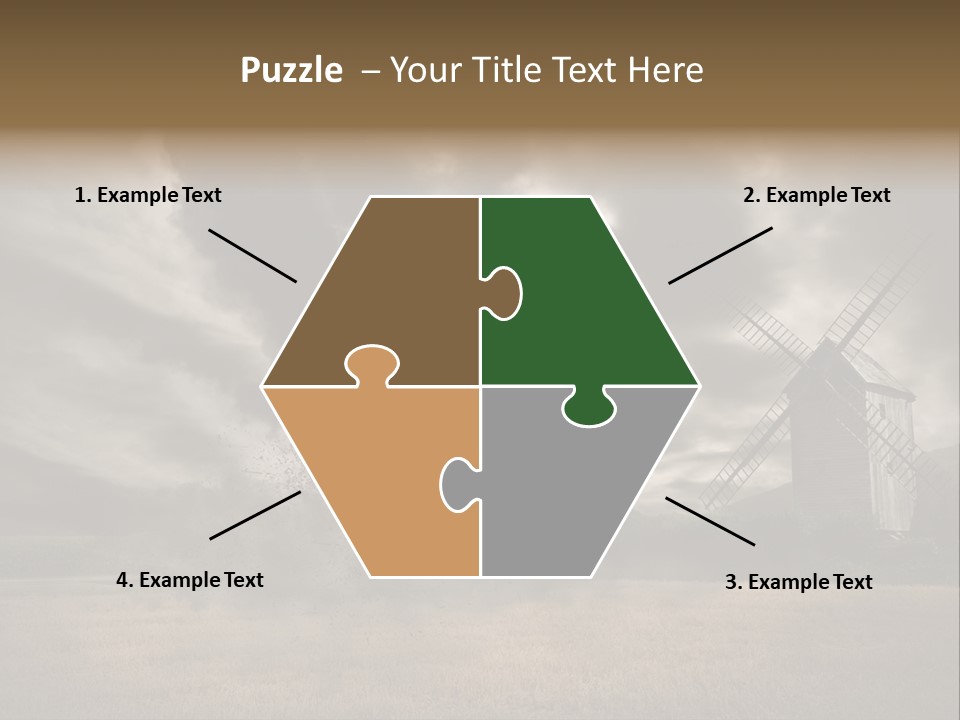 Girl Ground Closeup PowerPoint Template