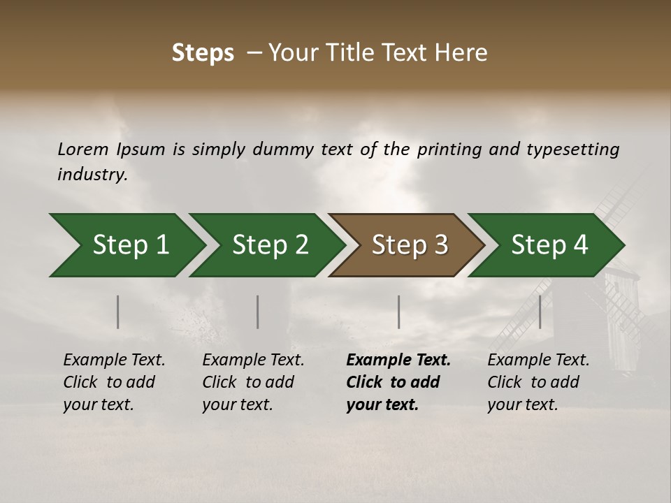 Girl Ground Closeup PowerPoint Template