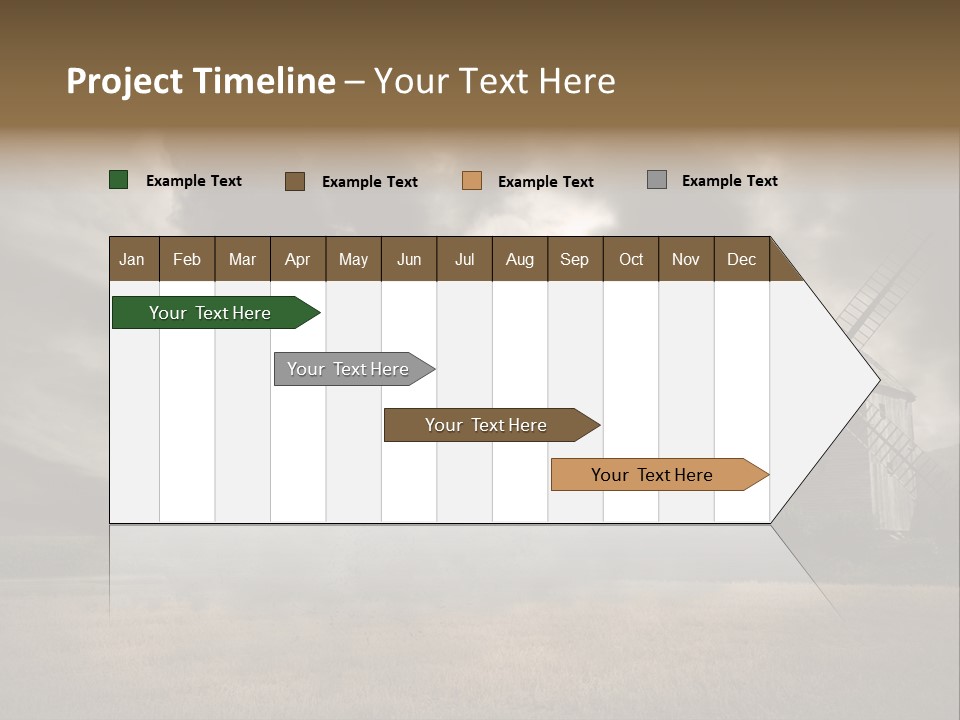 Girl Ground Closeup PowerPoint Template