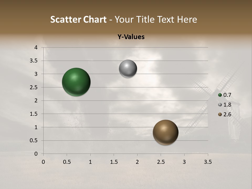 Girl Ground Closeup PowerPoint Template