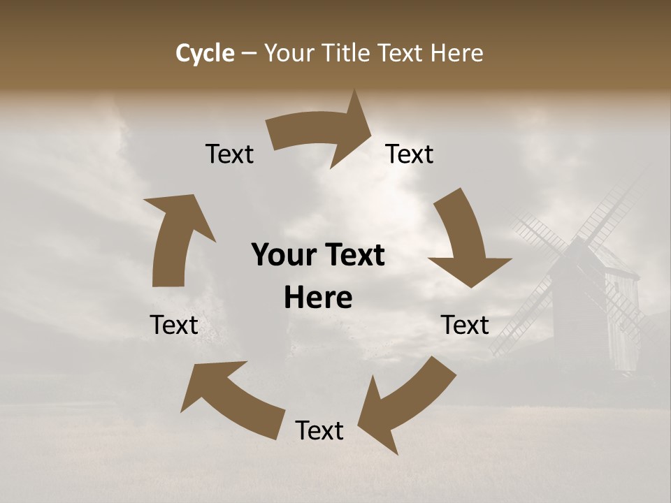 Girl Ground Closeup PowerPoint Template