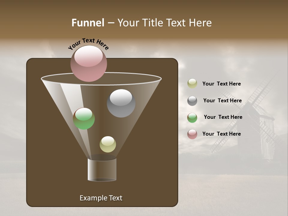 Girl Ground Closeup PowerPoint Template