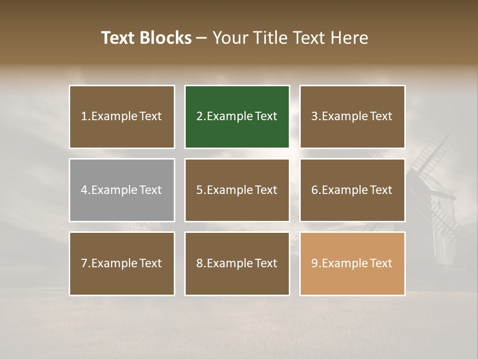 Girl Ground Closeup PowerPoint Template