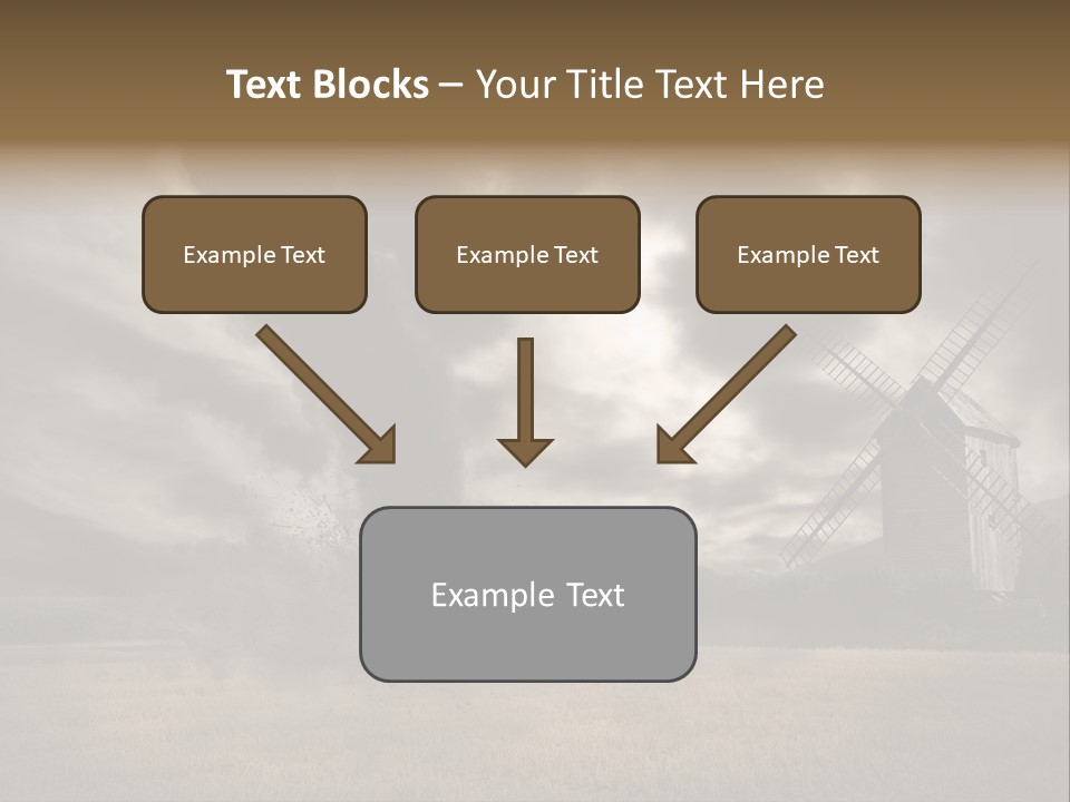 Girl Ground Closeup PowerPoint Template