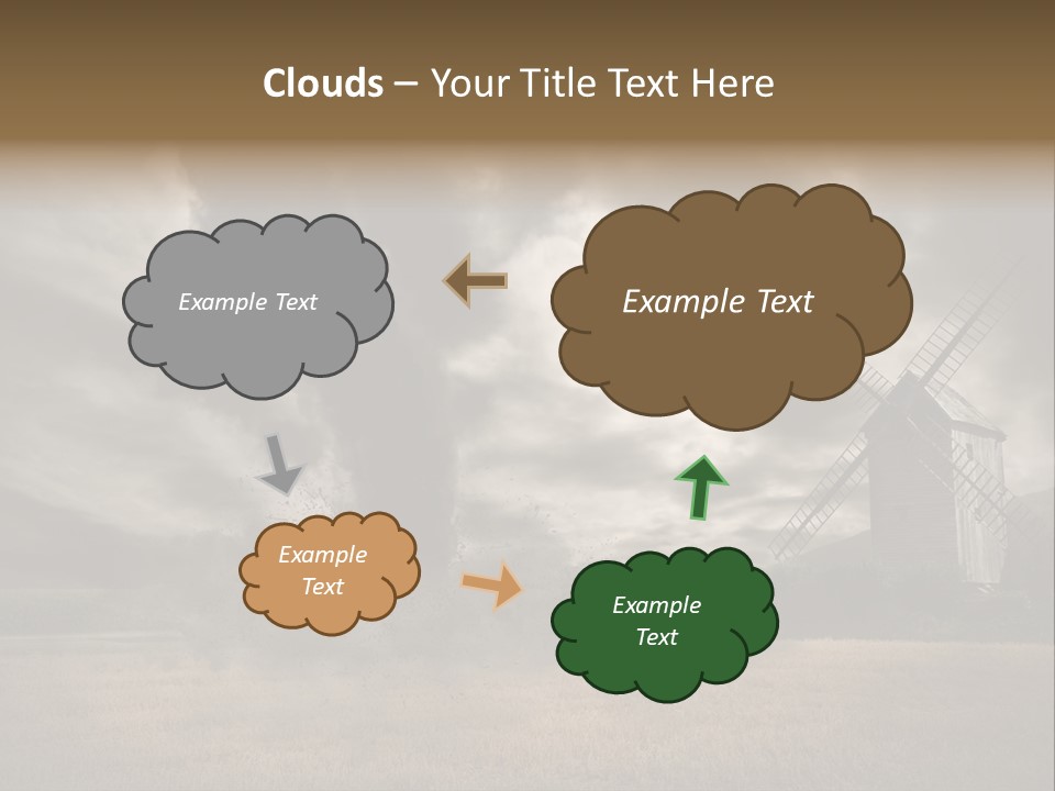 Girl Ground Closeup PowerPoint Template