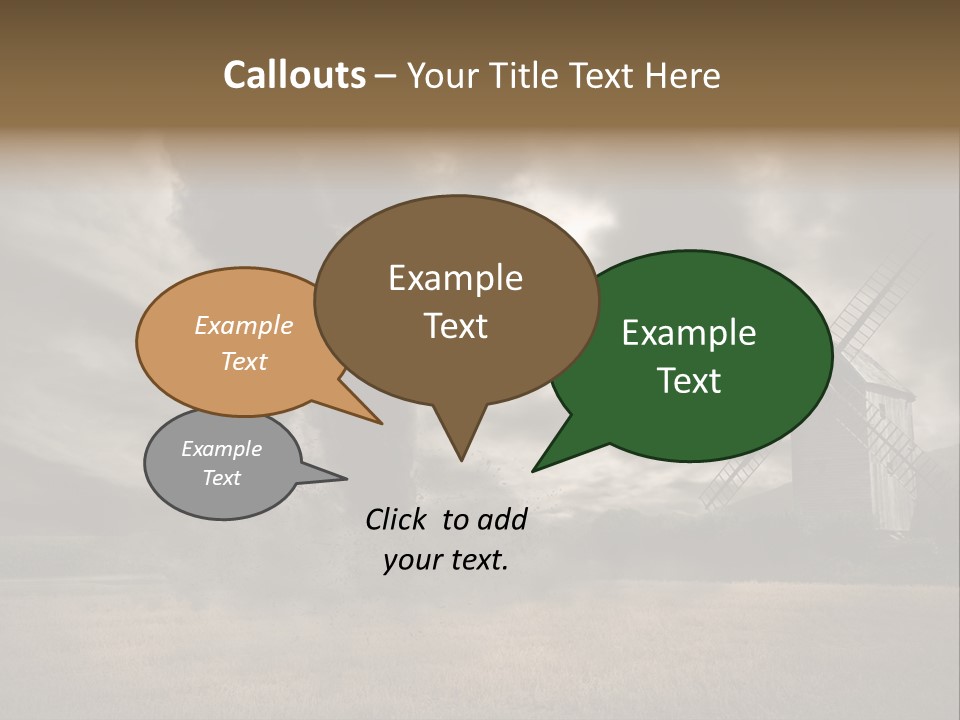 Girl Ground Closeup PowerPoint Template