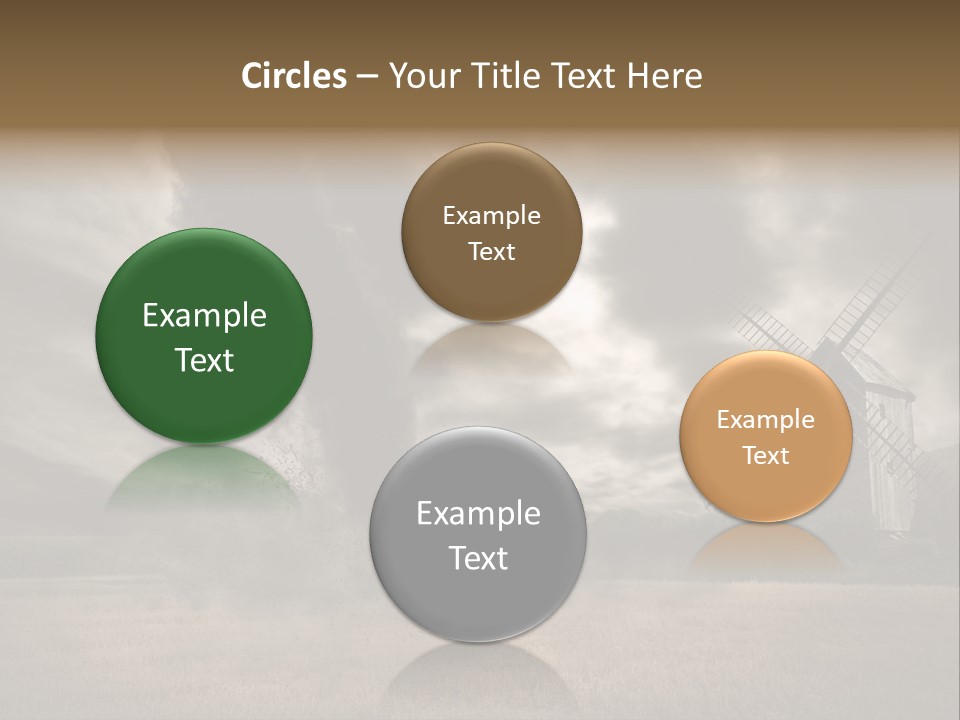 Girl Ground Closeup PowerPoint Template