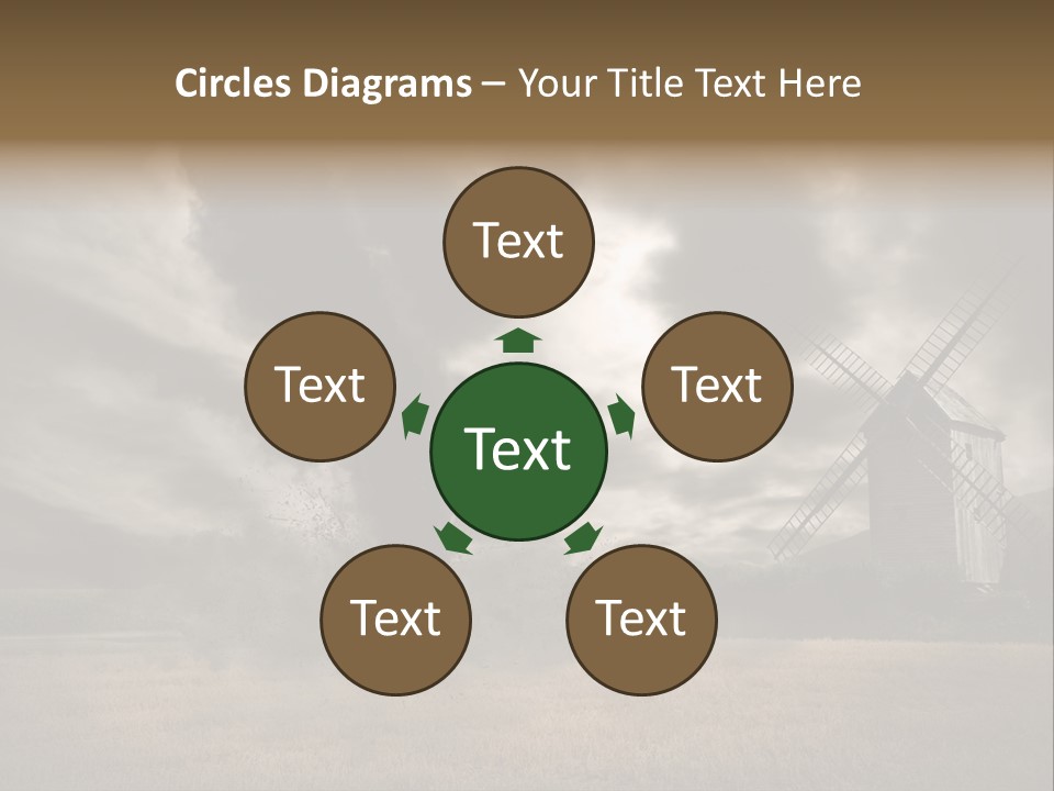 Girl Ground Closeup PowerPoint Template