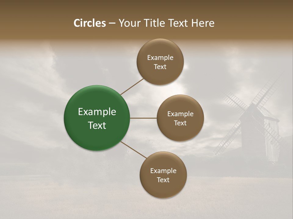 Girl Ground Closeup PowerPoint Template