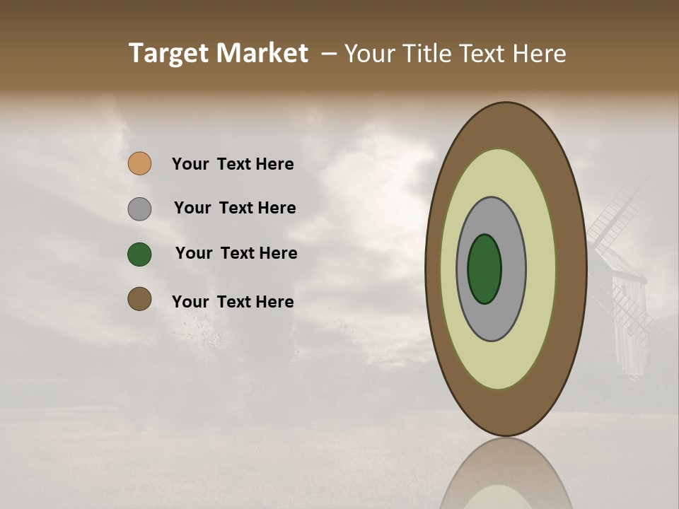 Girl Ground Closeup PowerPoint Template