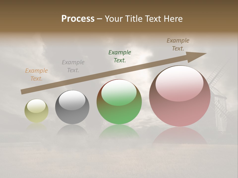 Girl Ground Closeup PowerPoint Template