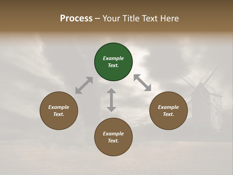 Girl Ground Closeup PowerPoint Template