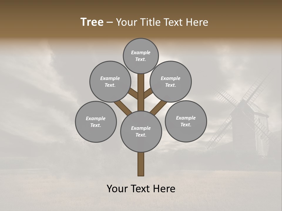 Girl Ground Closeup PowerPoint Template