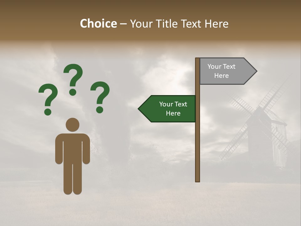 Girl Ground Closeup PowerPoint Template