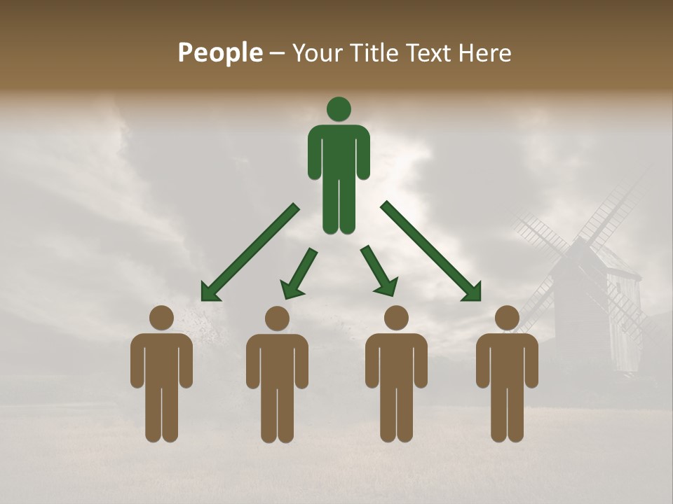 Girl Ground Closeup PowerPoint Template