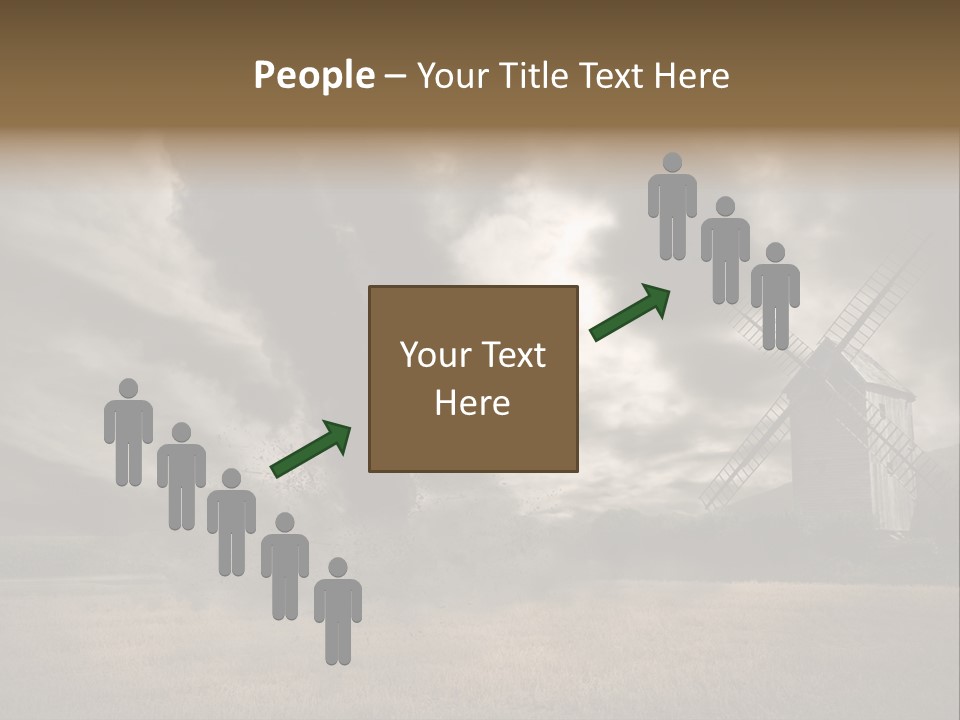 Girl Ground Closeup PowerPoint Template