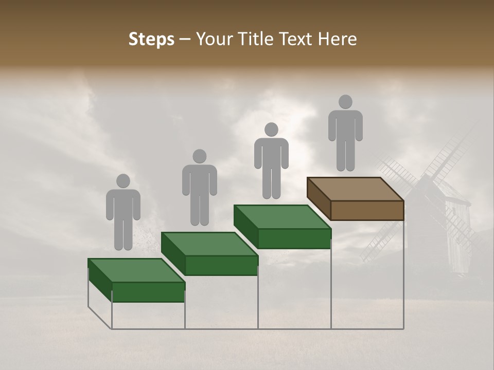 Girl Ground Closeup PowerPoint Template