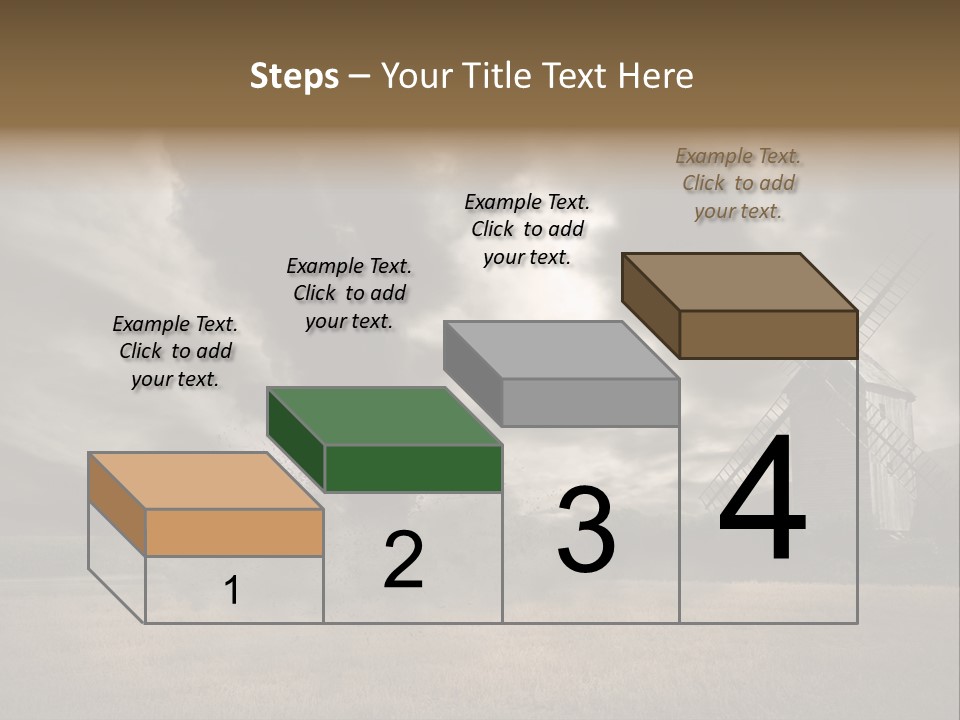 Girl Ground Closeup PowerPoint Template