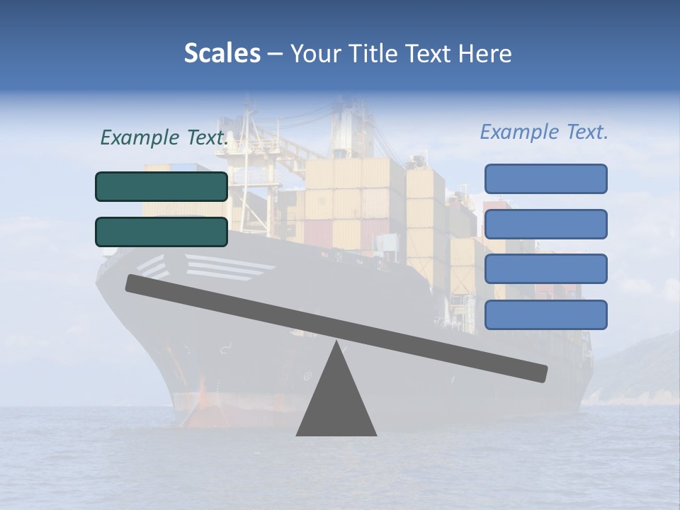 Large International Shipping PowerPoint Template