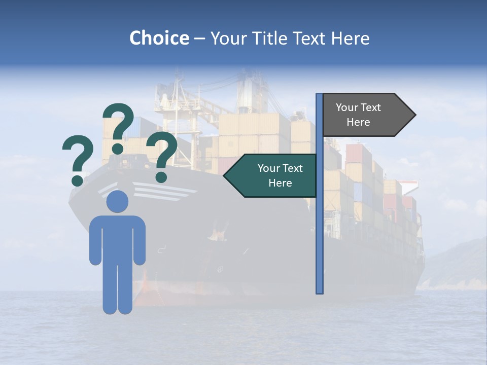 Large International Shipping PowerPoint Template