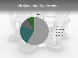 Support Organization Shape PowerPoint Template