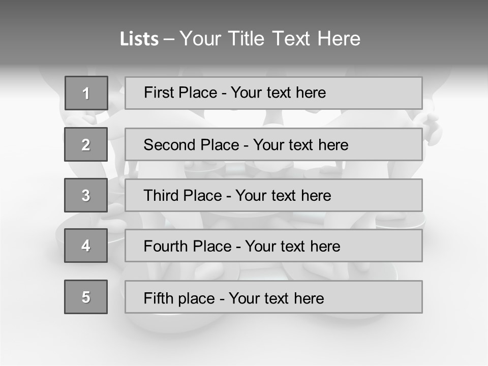 Support Organization Shape PowerPoint Template