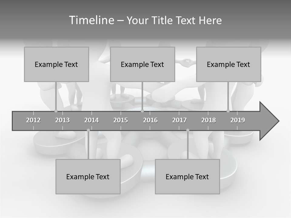 Support Organization Shape PowerPoint Template