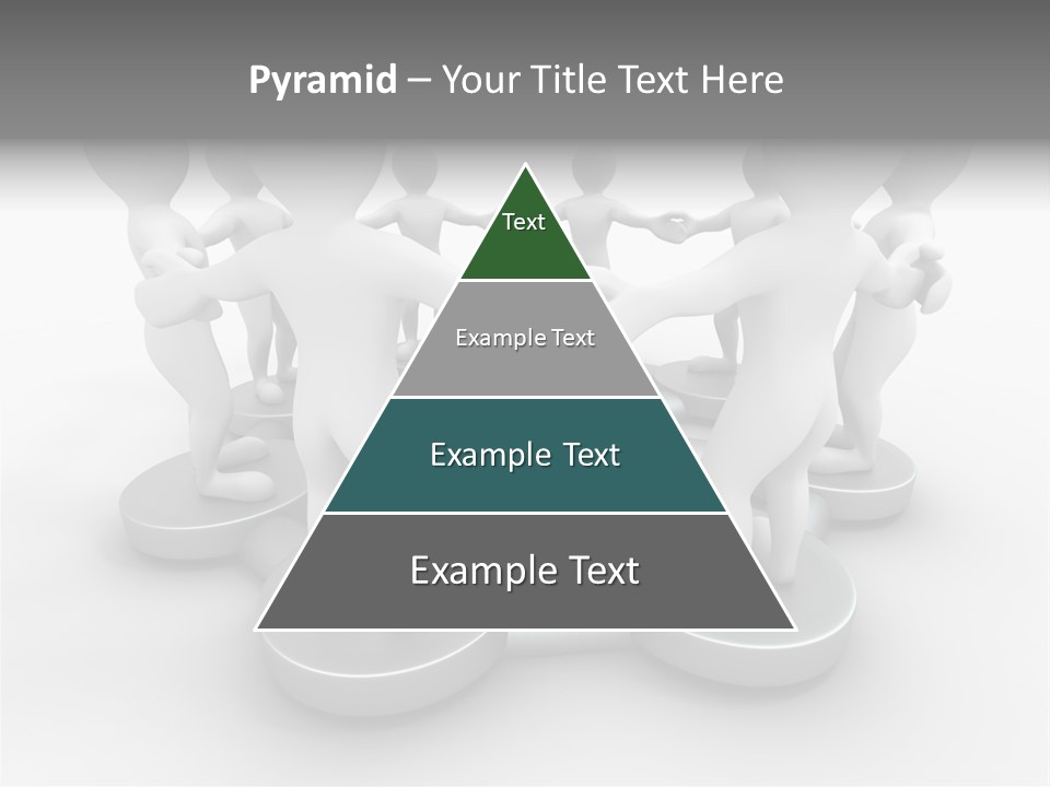 Support Organization Shape PowerPoint Template