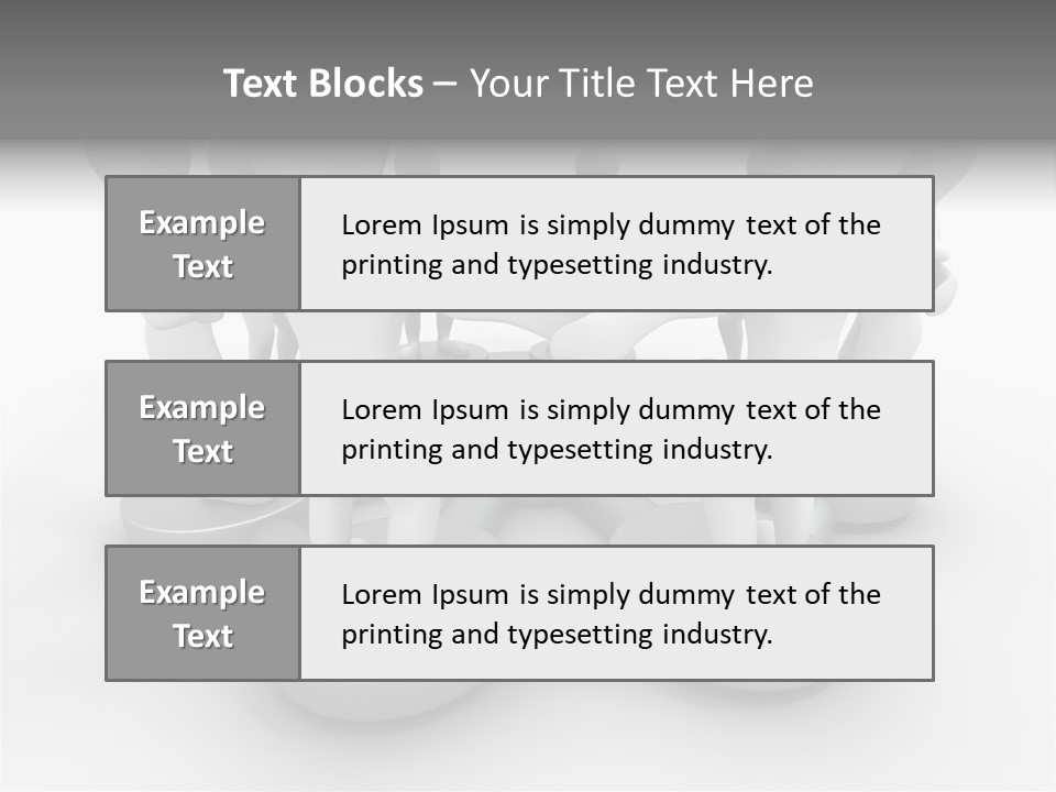 Support Organization Shape PowerPoint Template