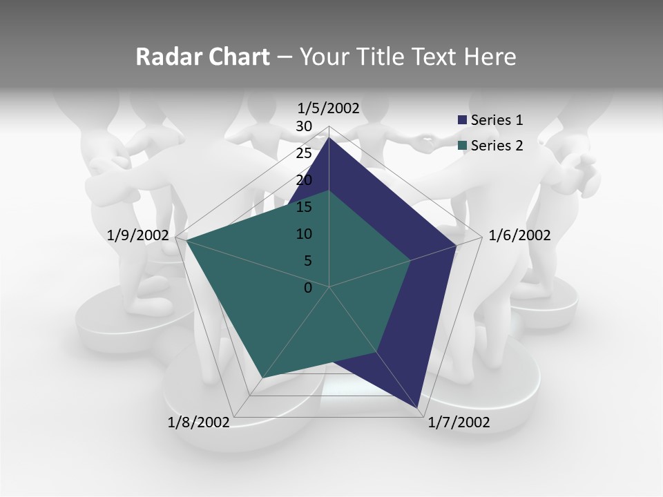 Support Organization Shape PowerPoint Template