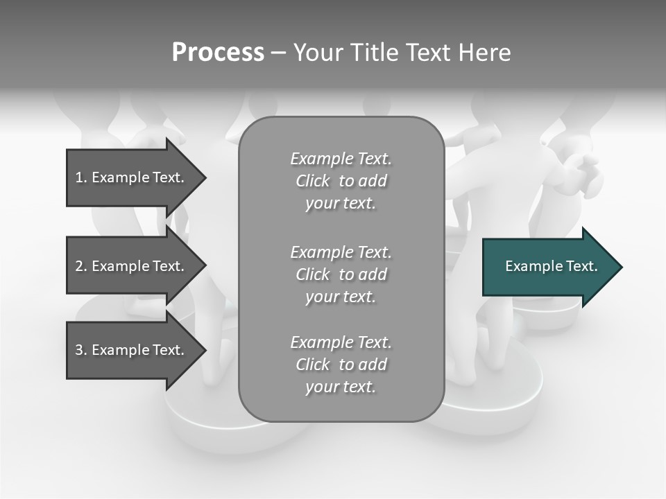 Support Organization Shape PowerPoint Template