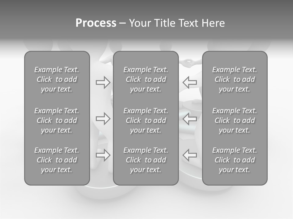 Support Organization Shape PowerPoint Template