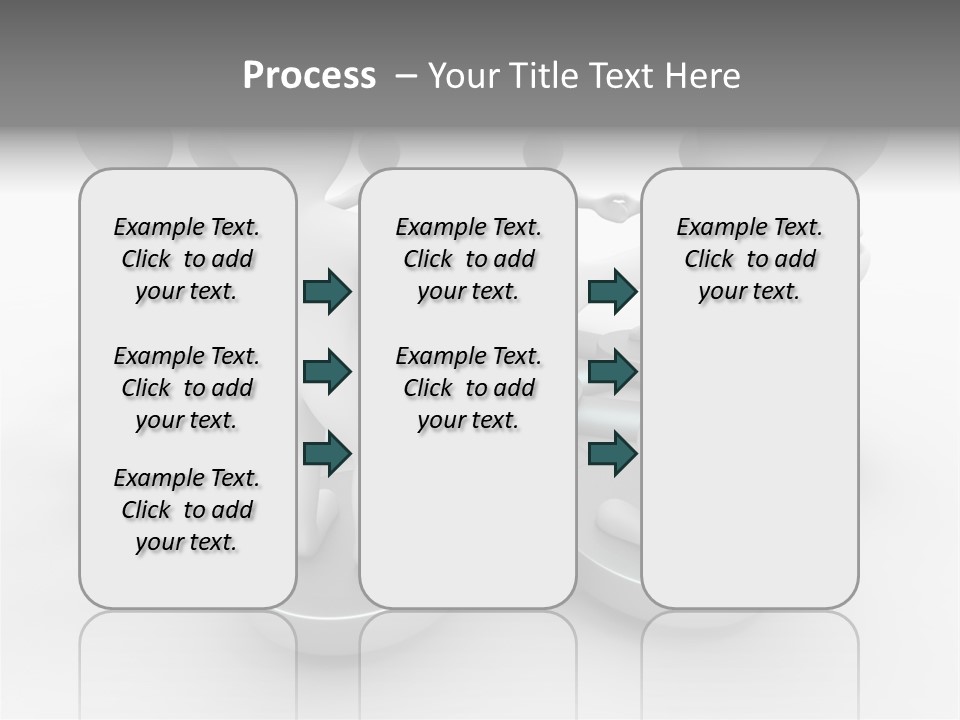Support Organization Shape PowerPoint Template