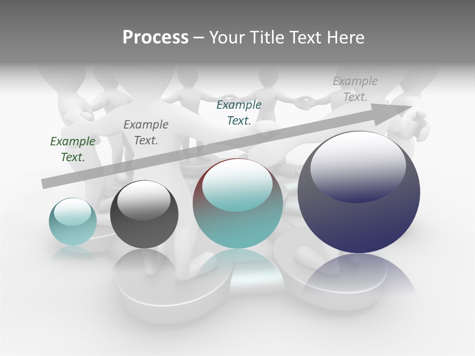 Support Organization Shape PowerPoint Template