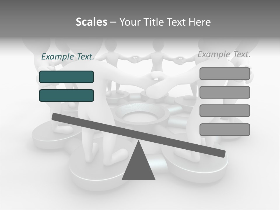 Support Organization Shape PowerPoint Template