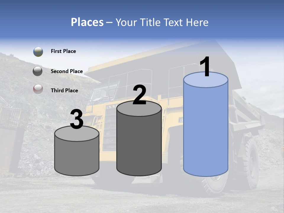 Rock Metal Mine PowerPoint Template