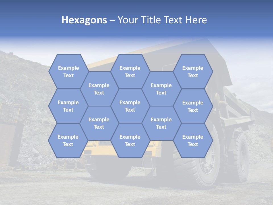 Rock Metal Mine PowerPoint Template