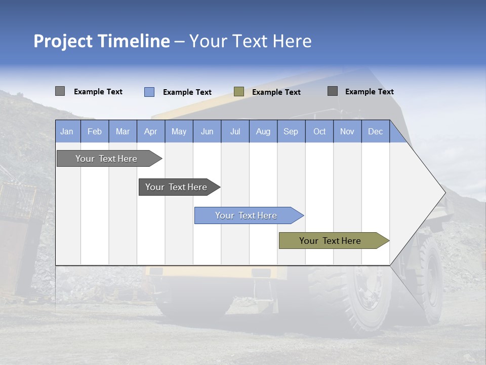 Rock Metal Mine PowerPoint Template